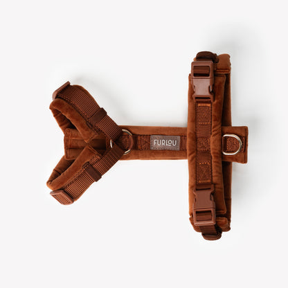 Clay - Velvet Dog Harness