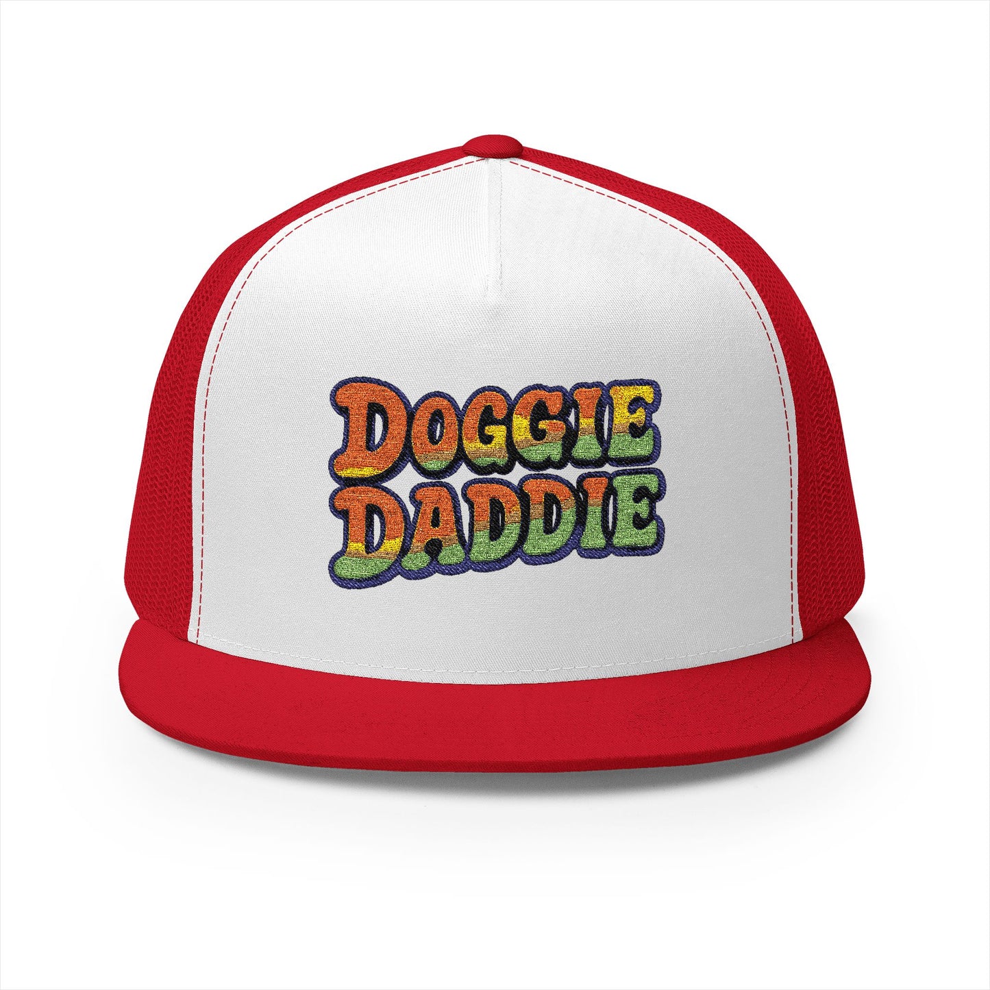 Doggie Daddie 5 Panel Embroided Trucker Cap