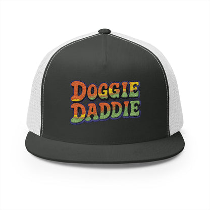 Doggie Daddie 5 Panel Embroided Trucker Cap