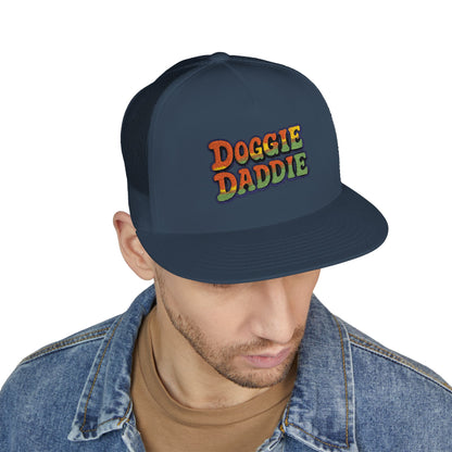 Doggie Daddie 5 Panel Embroided Trucker Cap