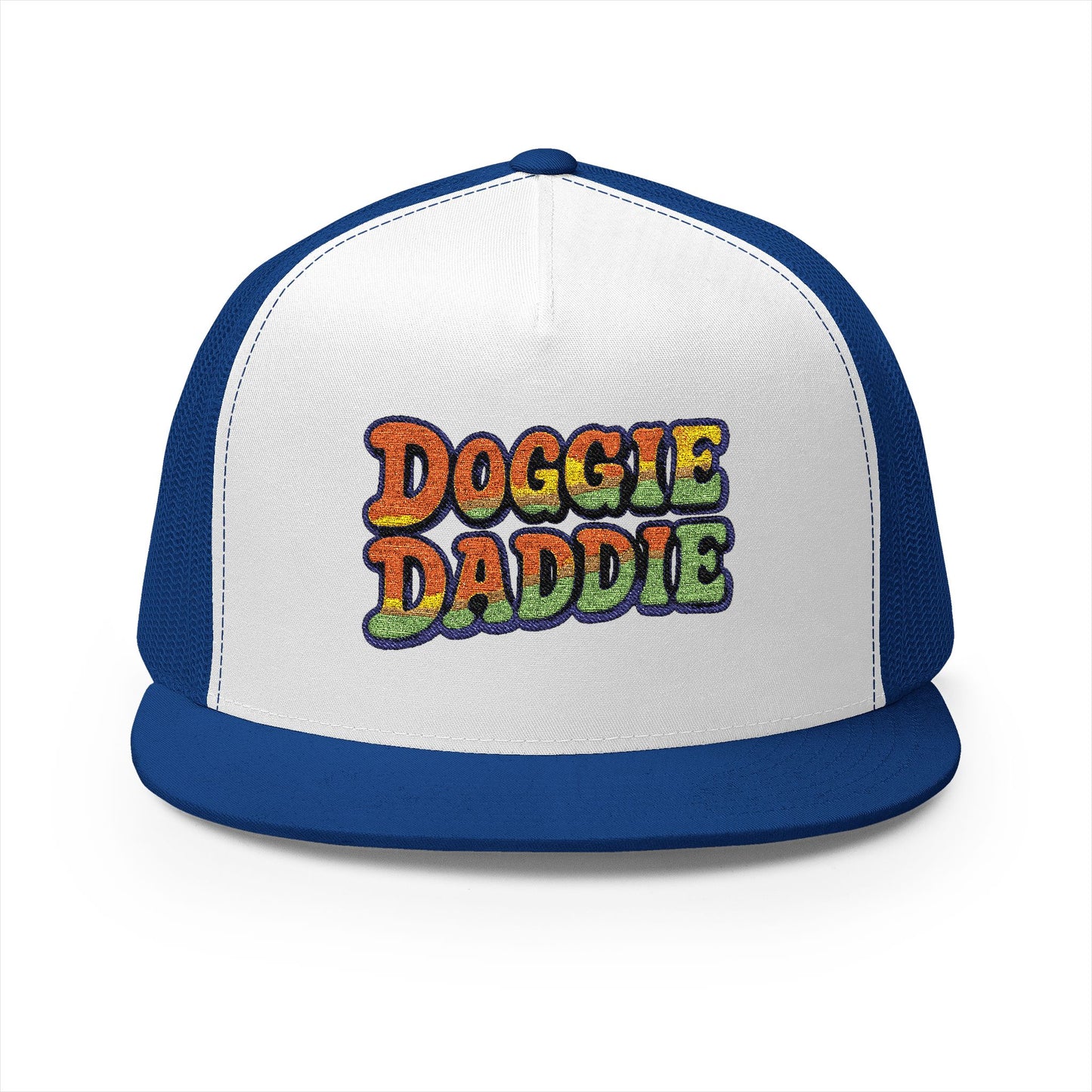 Doggie Daddie 5 Panel Embroided Trucker Cap