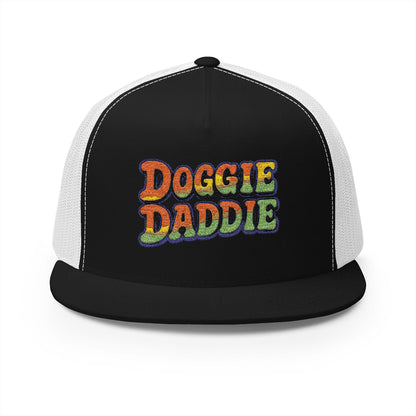 Doggie Daddie 5 Panel Embroided Trucker Cap