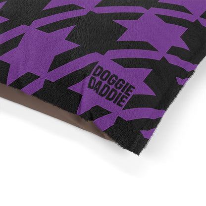 Doggie Daddie Houndstooth Designer Pet Pillow