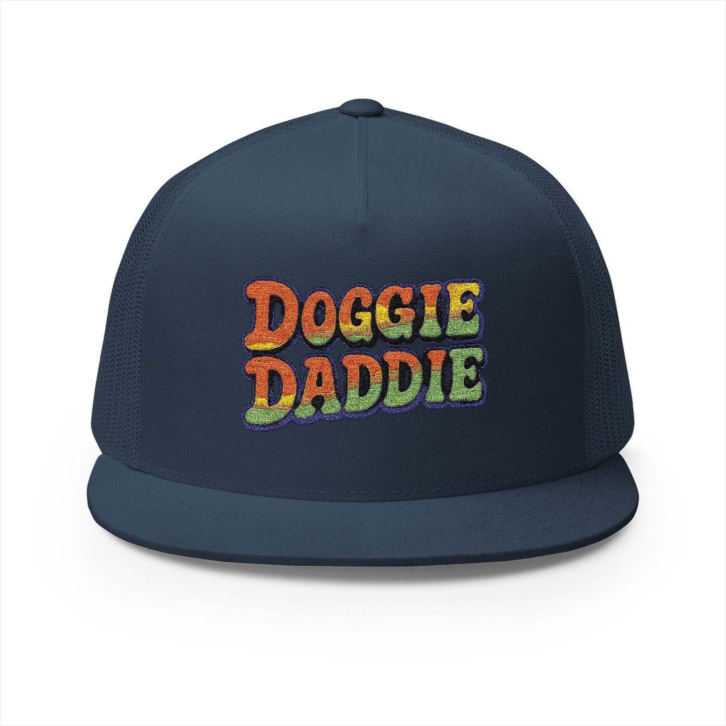 Doggie Daddie 5 Panel Embroided Trucker Cap