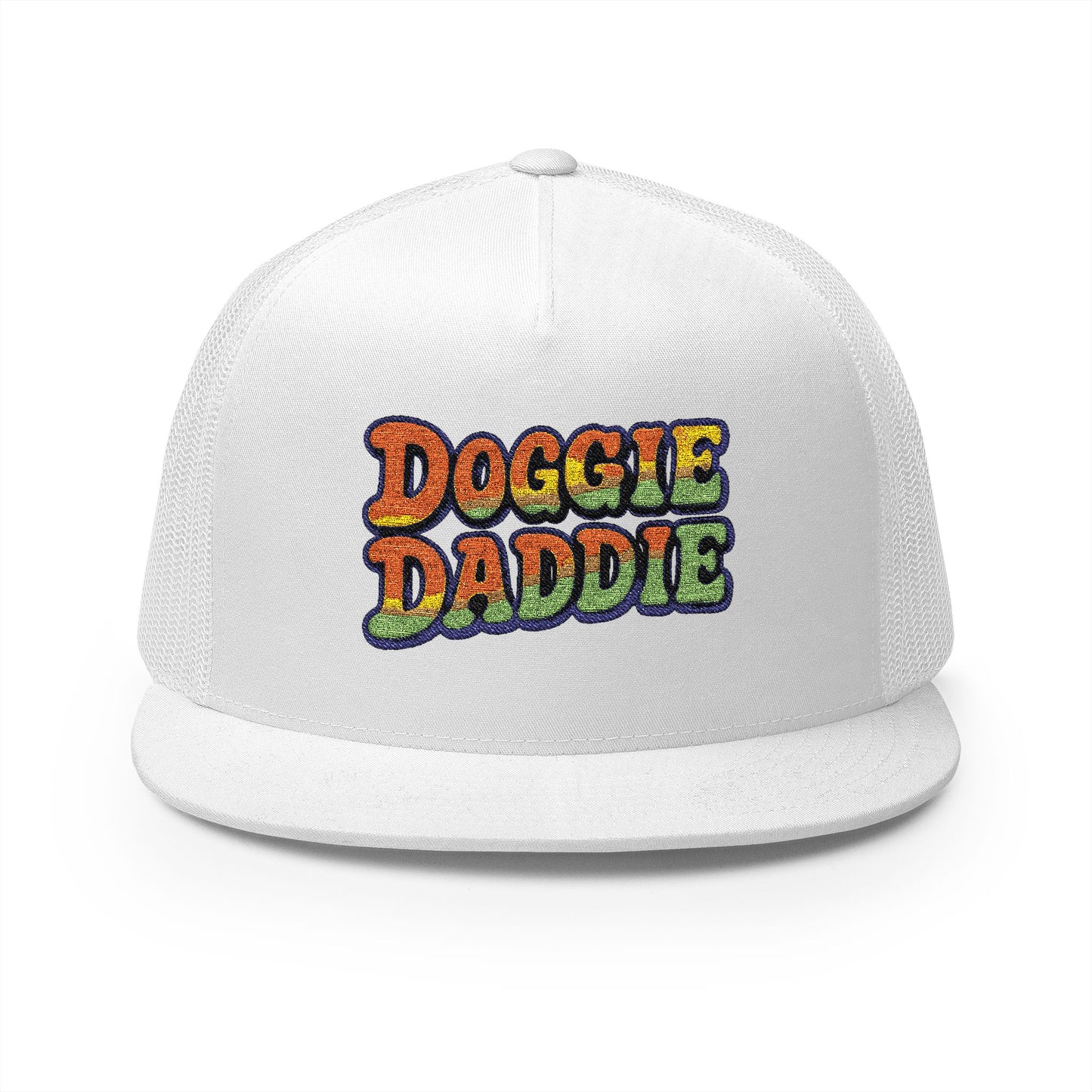 Doggie Daddie 5 Panel Embroided Trucker Cap