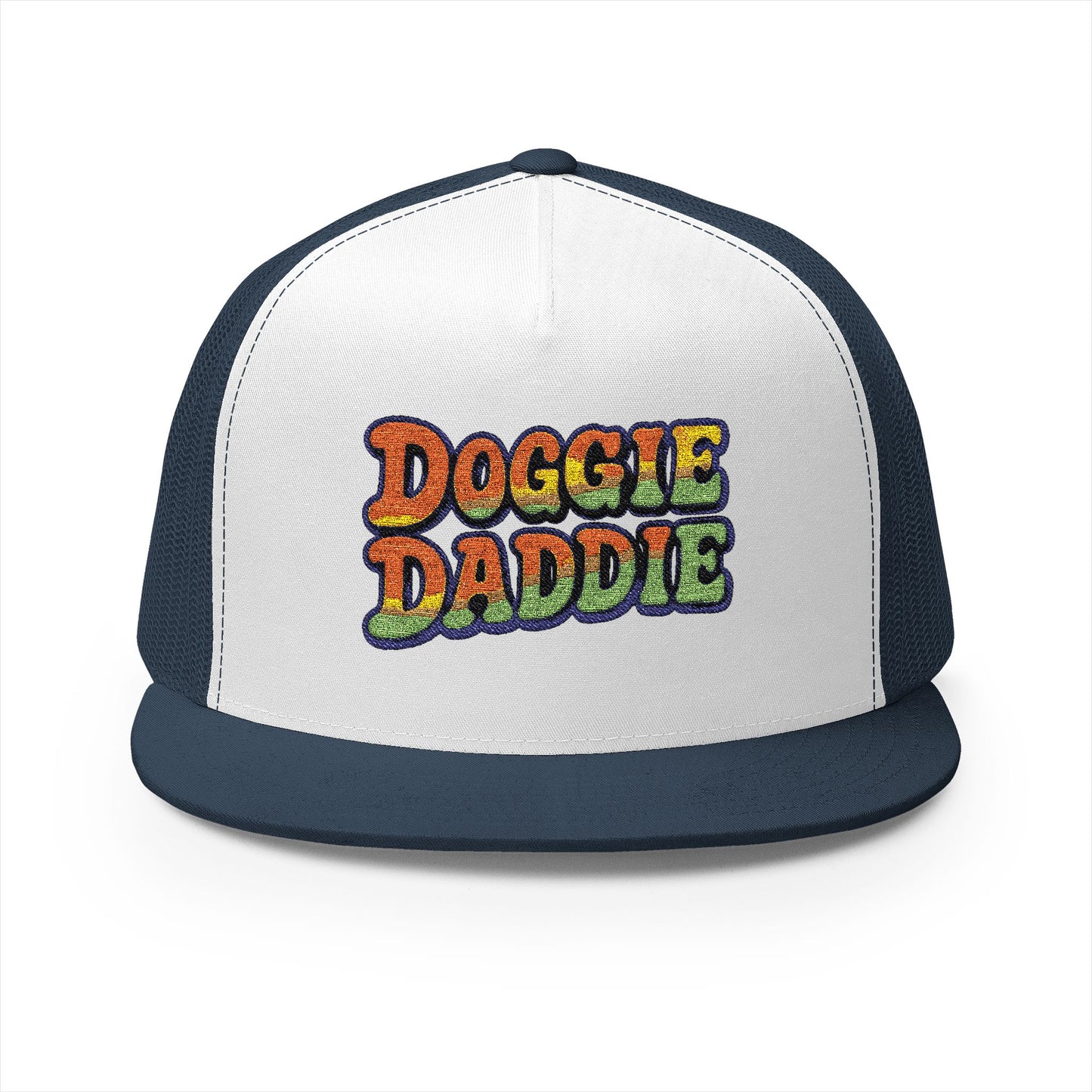 Doggie Daddie 5 Panel Embroided Trucker Cap