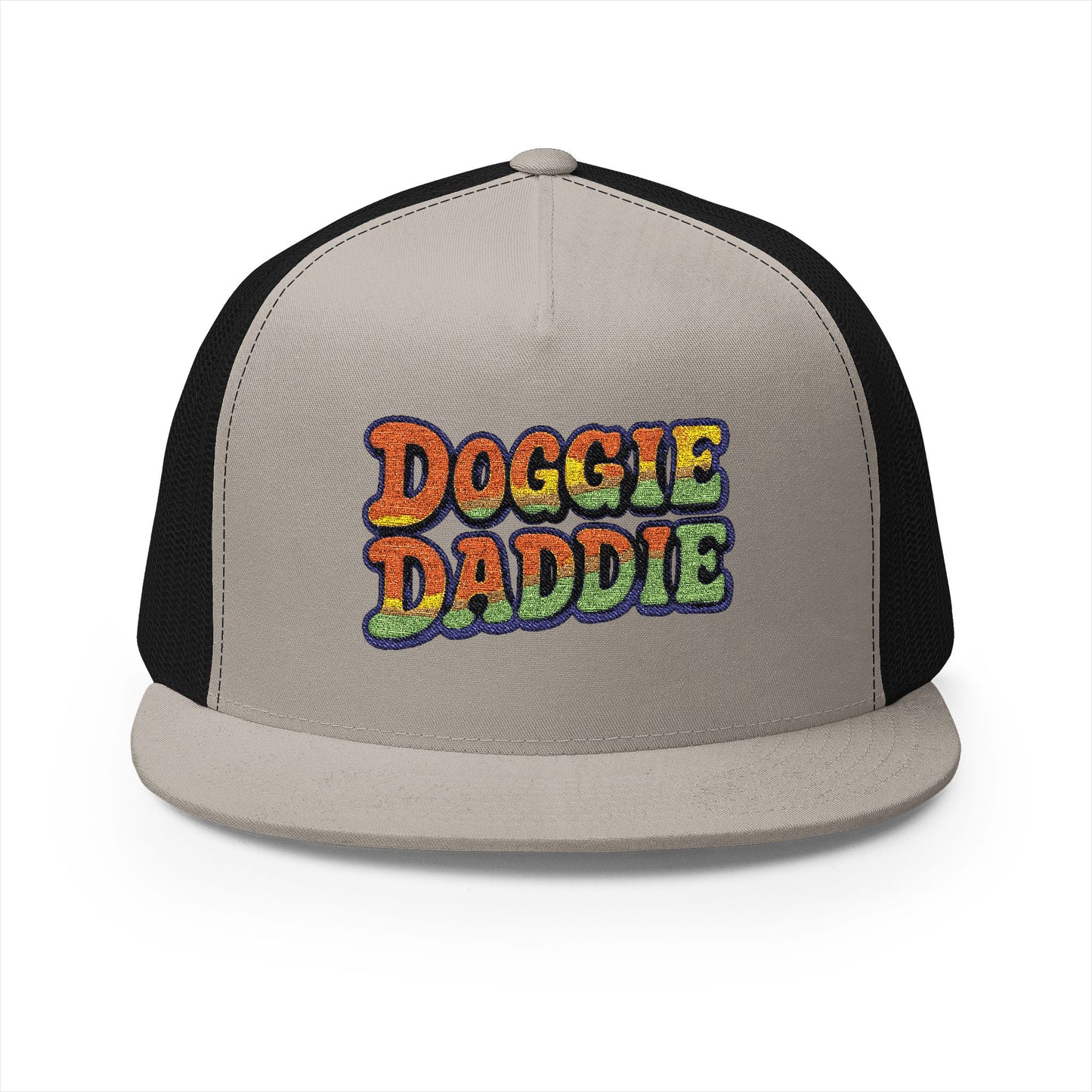 Doggie Daddie 5 Panel Embroided Trucker Cap