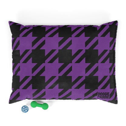 Doggie Daddie Houndstooth Designer Pet Pillow