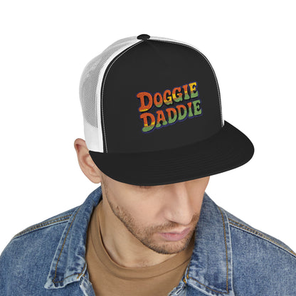 Doggie Daddie 5 Panel Embroided Trucker Cap