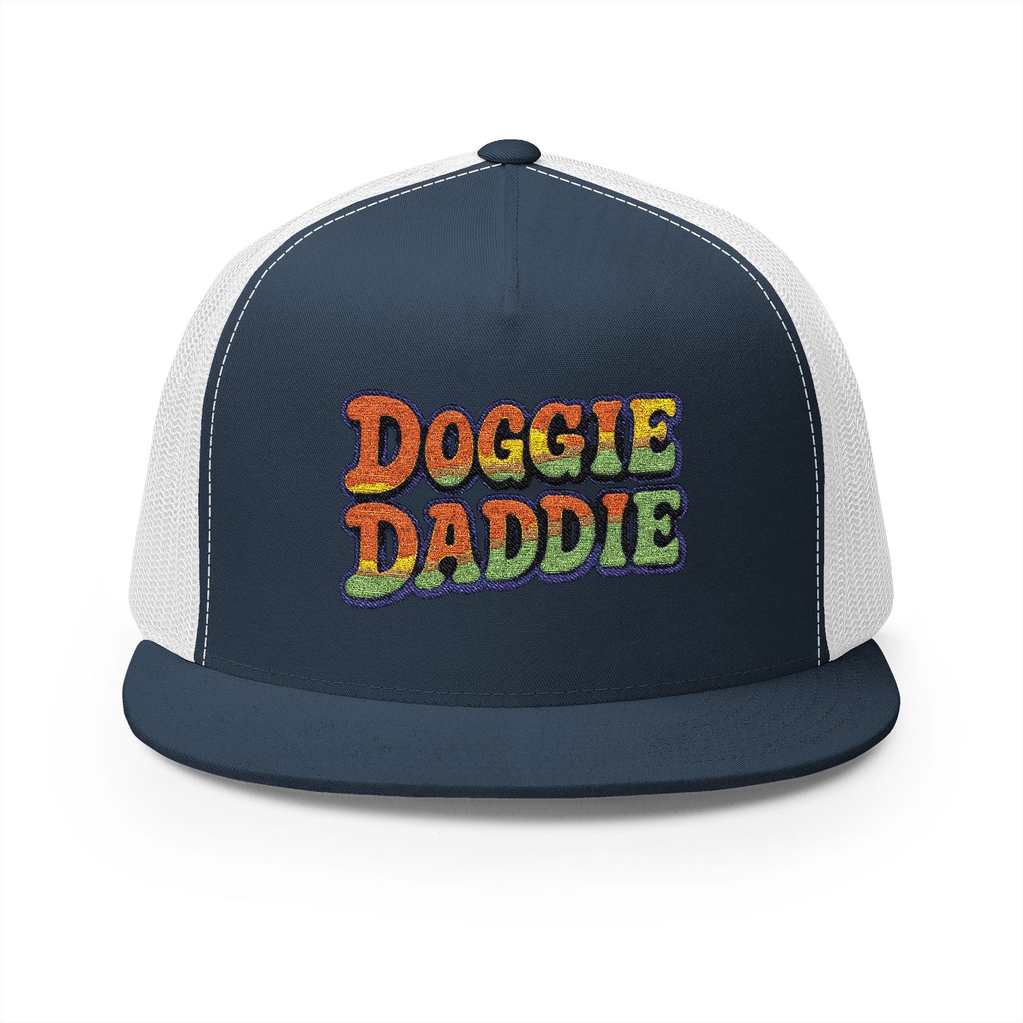 Doggie Daddie 5 Panel Embroided Trucker Cap