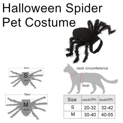 Halloween Spider Costume for Pets