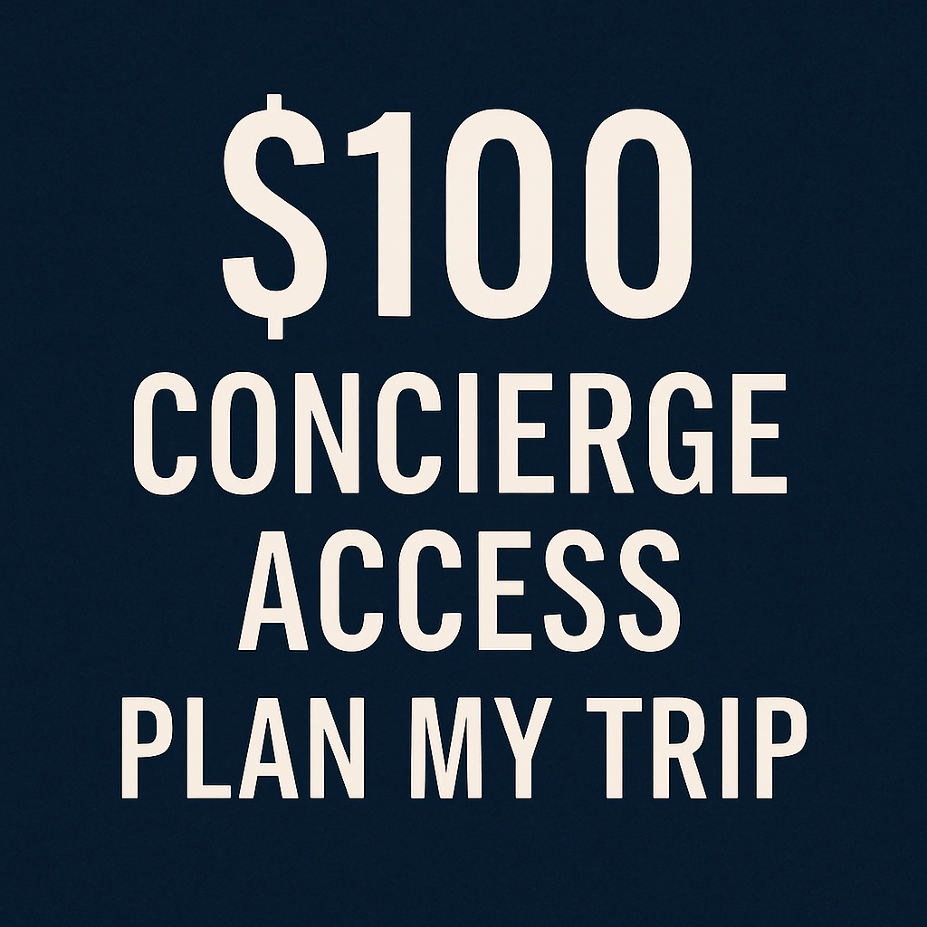 Concierge Access – Plan My Trip