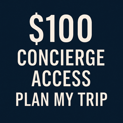 Concierge Access – Plan My Trip